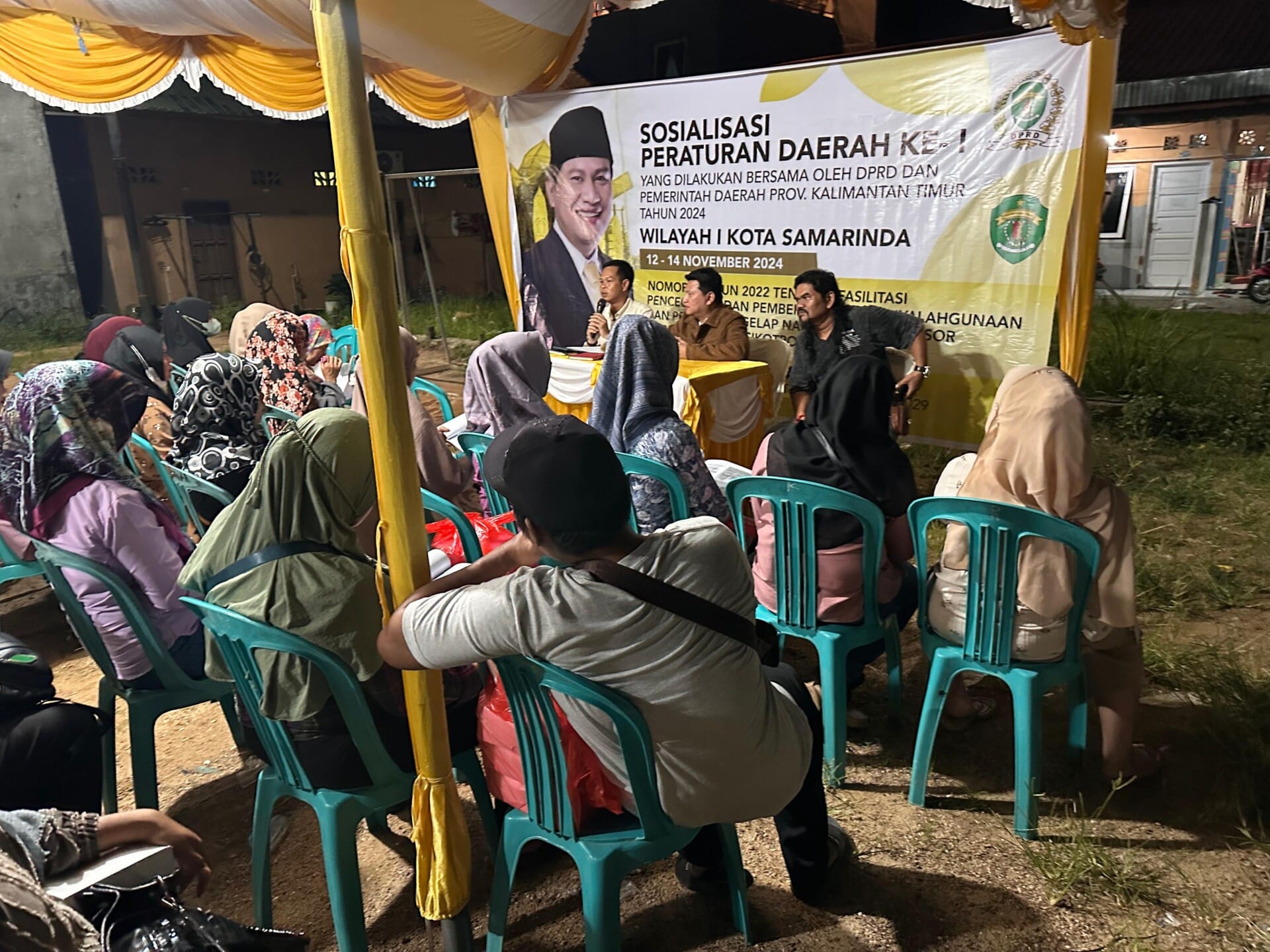 Sayid Muziburrachman Gencarkan Sosialisasi Perda Anti-Narkotika di Samarinda Seberang
