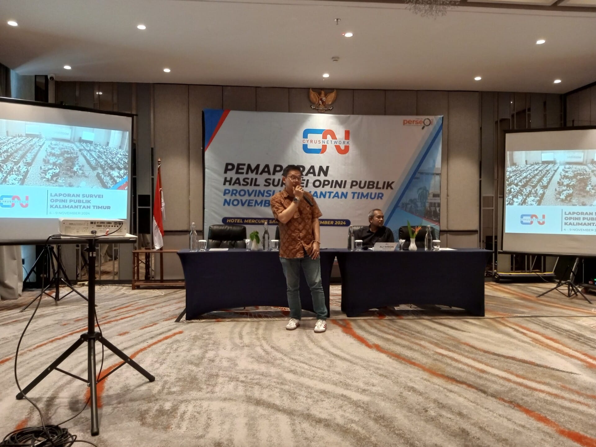 Survei Cyrus Network Membuktikan Rudy-Seno Lebih Unggul dari Isran-Hadi