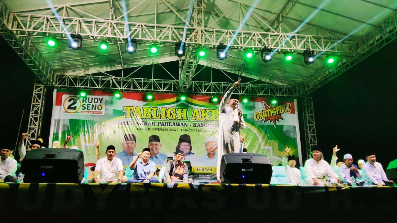 GRATISPOL Bergema di Tengah Haul Hari Pahlawan dan Kampanye Akbar Rudy-Seno