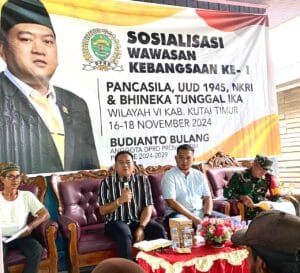 Budianto Bulang Dorong Kesadaran Nasionalisme di Muara Bengkal