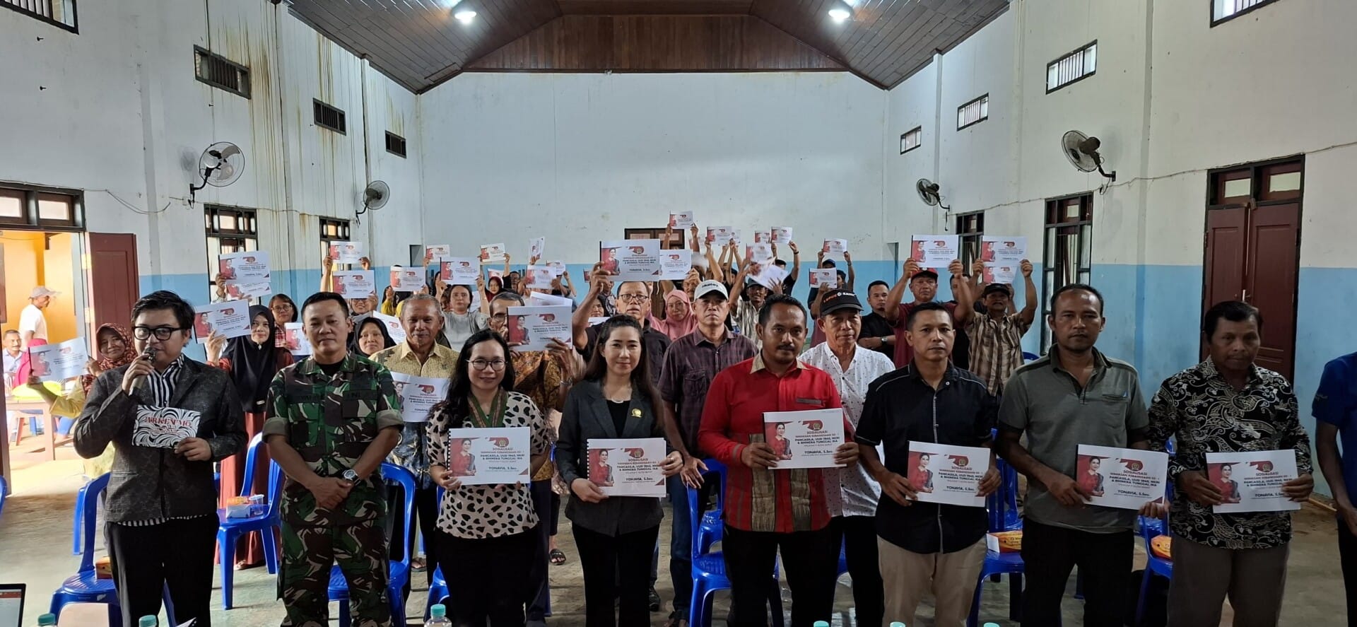 Yonavia Sosialisasikan Wawasan Kebangsaan di Desa Rejo Basuki
