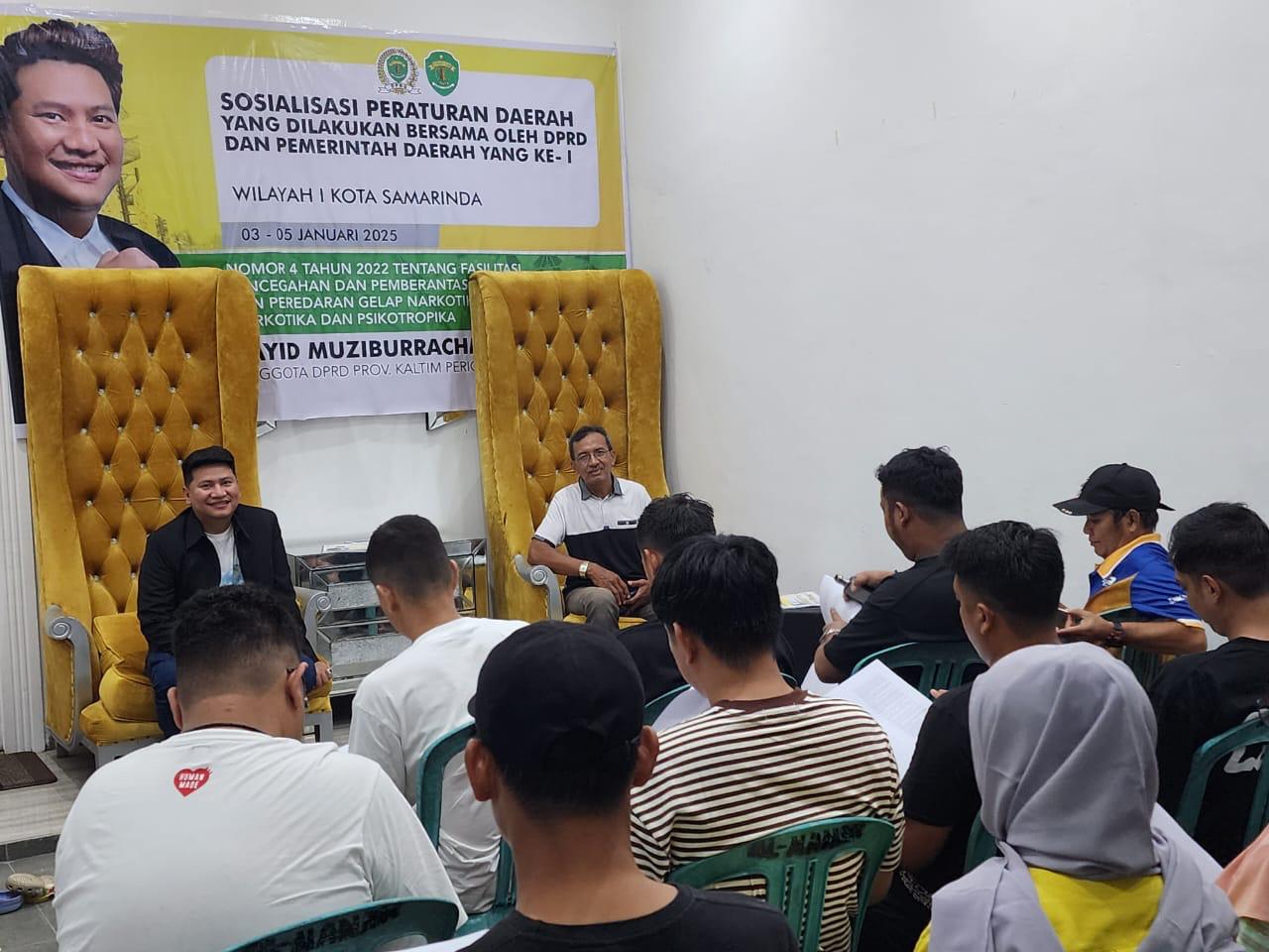 Sayid Muziburrachman Tekankan Pencegahan Narkoba di Samarinda Seberang