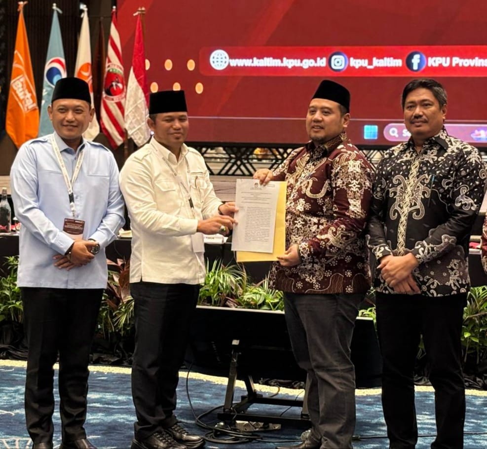 Sah, KPU Tetapkan Rudy Mas'ud dan Seno Aji Memimpin Kaltim