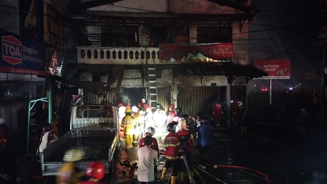 Kebakaran Pertama di Tengah Ramadan 2025, Satu Penghuni Ruko Meninggal Dunia