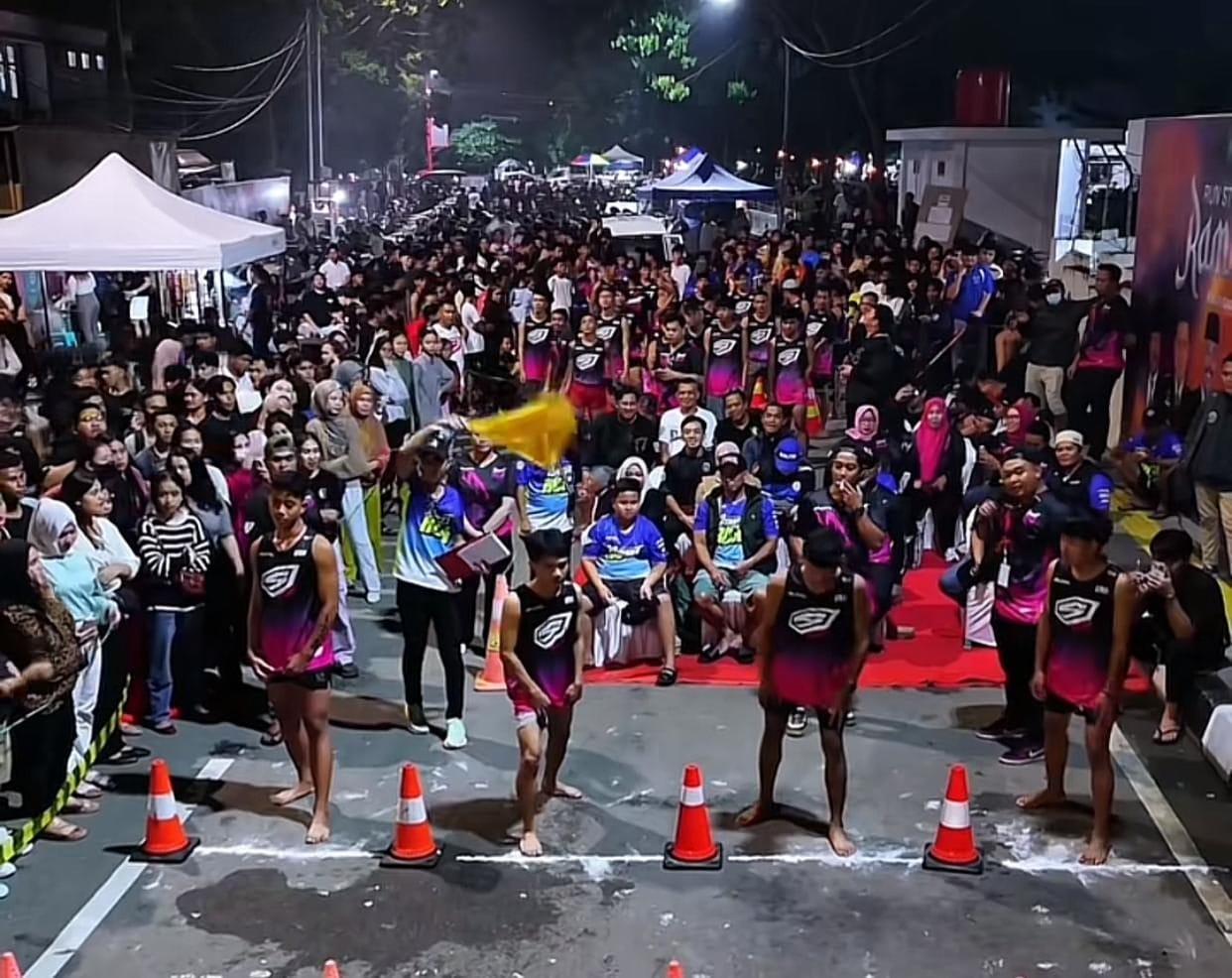 KEGIATAN FAVORIT. Run Street Ramadan 2025 di Kabupaten Kukar, Senin (3/3/2025).