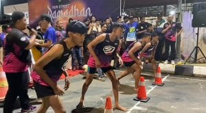 HIDUP SEHAT. Run Street Ramadan 2025 di Kabupaten Kukar.