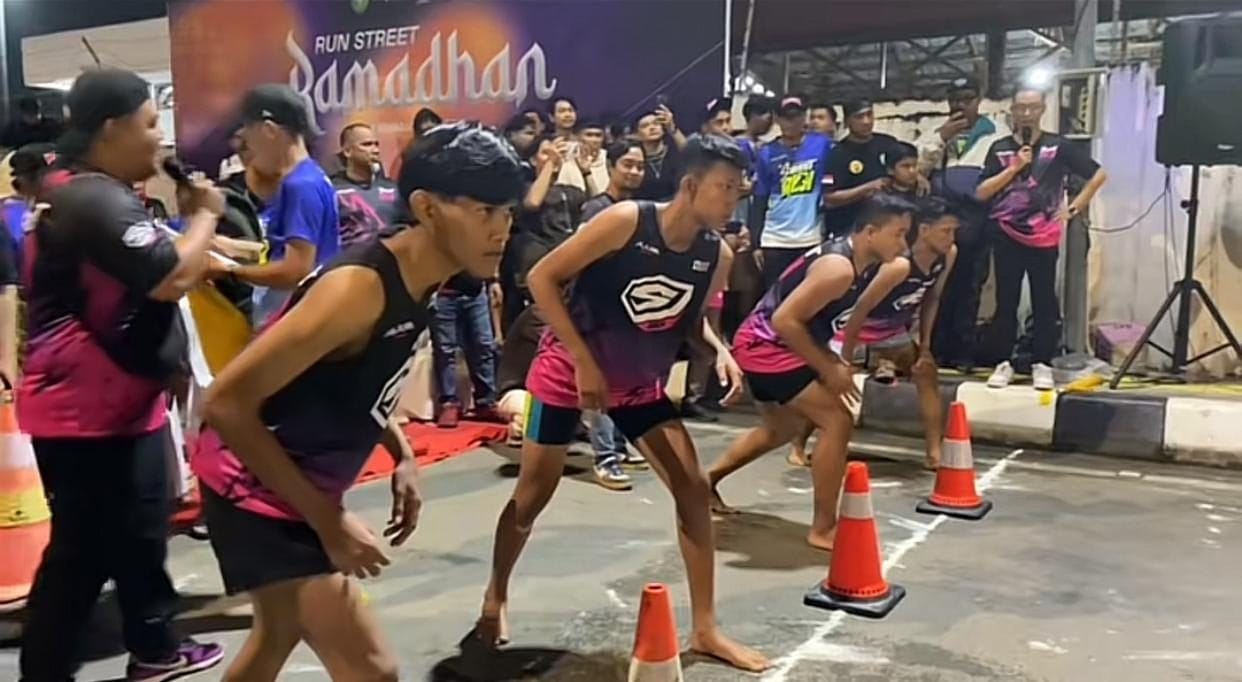 HIDUP SEHAT. Run Street Ramadan 2025 di Kabupaten Kukar.