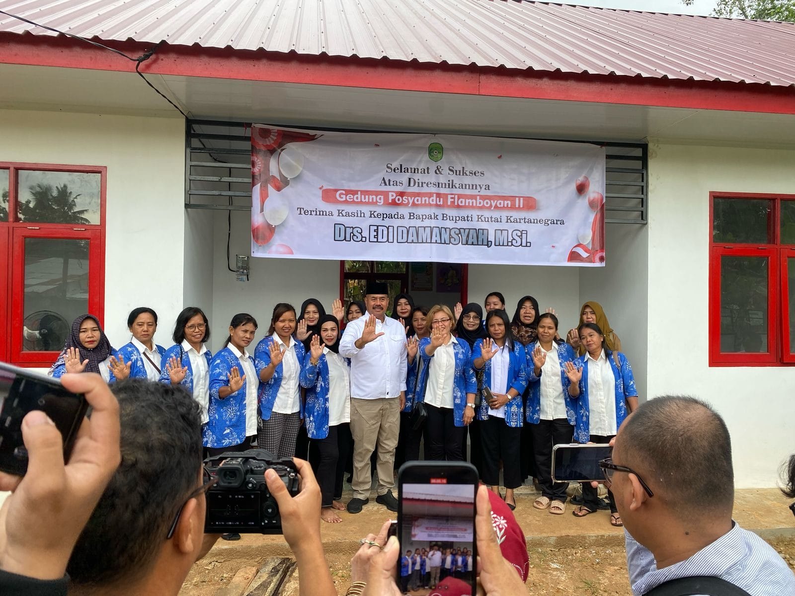 Posyandu baru di Desa Loa Ulung, Kecamatan Tenggarong Sebrang, yang resmi difungsikan pada Jumat (11/4/2025). Foto Mia/Seantero.id
