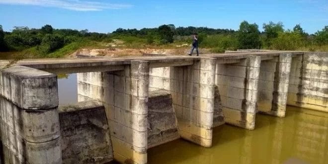 INFRASTRUKTUR KRUSIAL. Bendungan Talake didorong agar masuk dalam daftar PSN, karena berperan penting dalam menjamin pasokan air ke lahan pertanian.