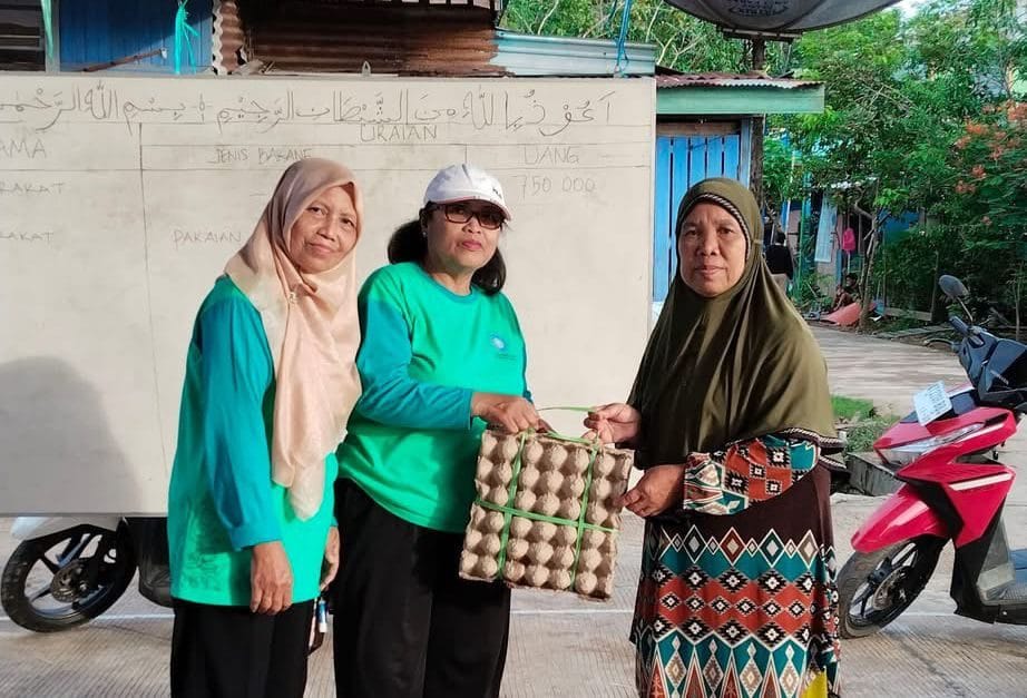 Bantuan di Desa Sebulu, Kukar.