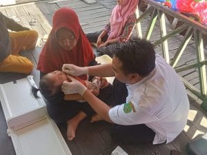 Kegiatan Posyandu di Kukar.