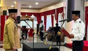 Bupati Kukar, Edi Damansyah Lantik Penjabat Kades dan Anggota BPD PAW.