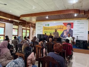 AKTIF BERORGANISASI. Apansyah mengingatkan generasi muda untuk tidak hanya menonton, tetapi juga terlibat dalam kegiatan positif demi kemajuan kampung.