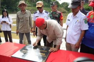 Bupati Kutai Kartanegara Edi Damansyah, resmikan Embung Maluhu
