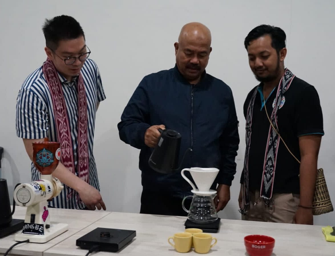 Bupati Kukar, Edi Damansyah saat di Kartanegara Coffee Event (KCE)