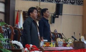 Rapat Paripurna ke-5 DPRD Kukar penyerahan rekomendasi atas LKPJ Bupati Kutai Kartanegara Tahun Anggaran 2024.