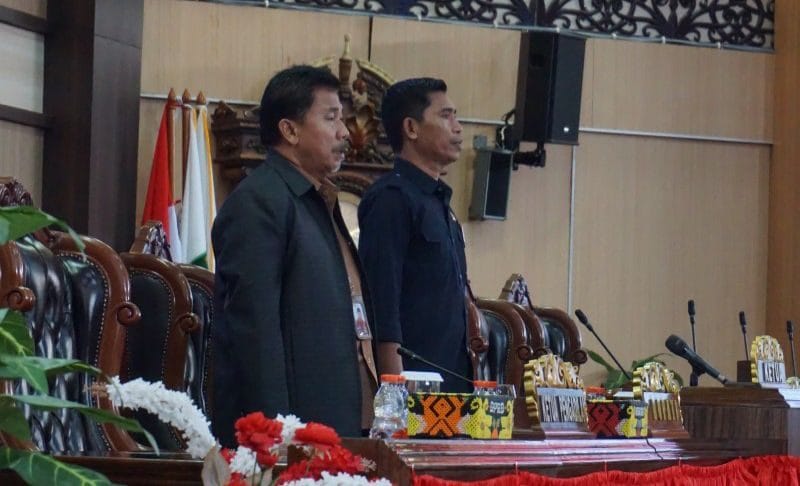 Rapat Paripurna ke-5 DPRD Kukar penyerahan rekomendasi atas LKPJ Bupati Kutai Kartanegara Tahun Anggaran 2024.
