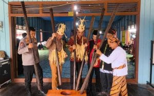 Festival Budaya Nutuk Beham di Kedang Ipil.