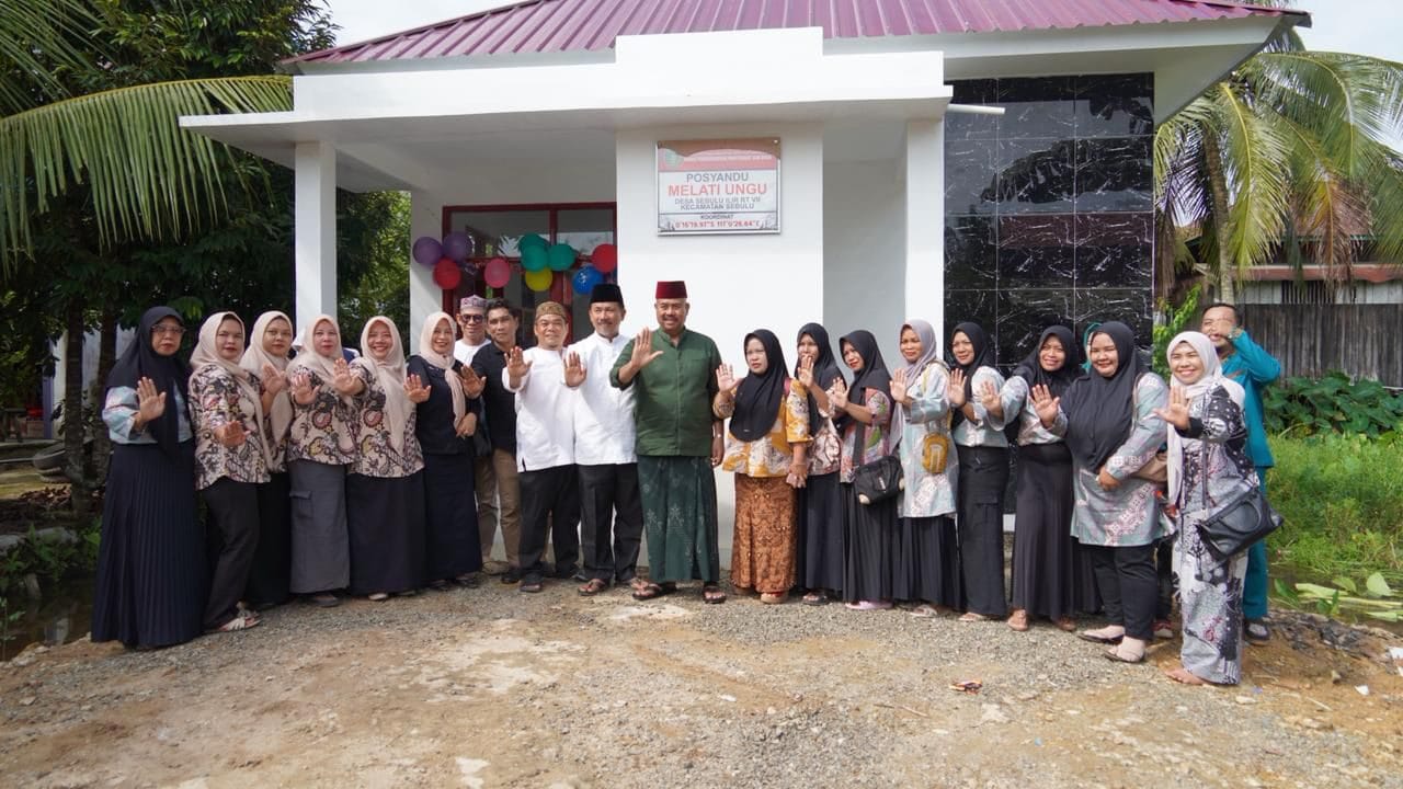 Bupati Kutai Kartanegara, Edi Damansyah, meresmikan Posyandu Melati Ungu di Desa Sebulu Ilir, Kecamatan Sebulu.
