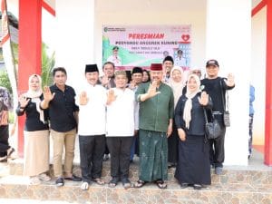 Bupati Kutai Kartanegara, Edi Damansyah, meresmikan Posyandu Anggrek Kuning di Desa Sebulu Ulu, Kecamatan Sebulu.